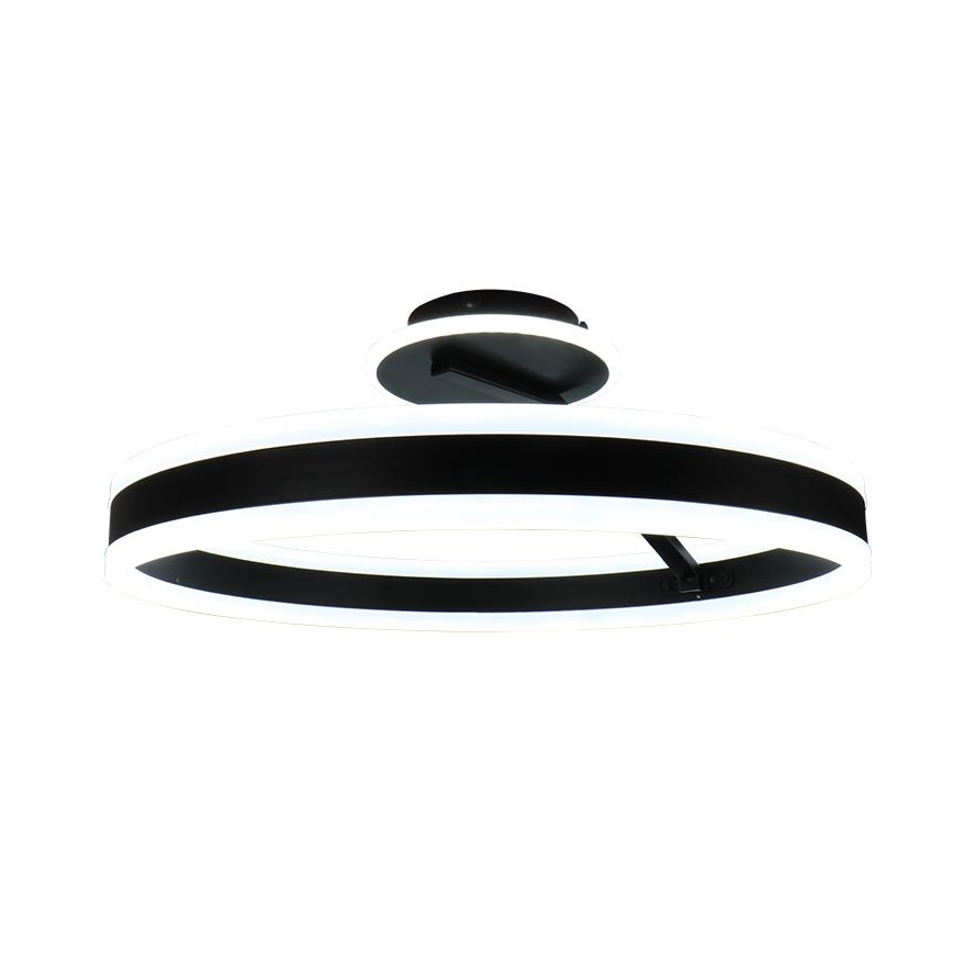 LED loftlampe dæmpbar LED/86W/230V 3000-6500K sort + fjernbetjening