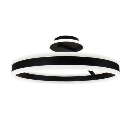 LED loftlampe dæmpbar LED/86W/230V 3000-6500K sort + fjernbetjening