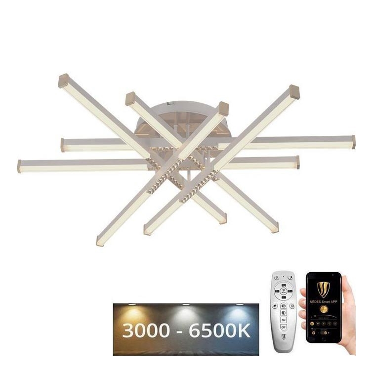 LED loftlampe dæmpbar LED/90W/230V 3000-6500K + fjernbetjening