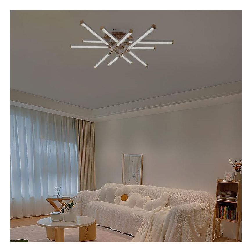 LED loftlampe dæmpbar LED/90W/230V 3000-6500K + fjernbetjening