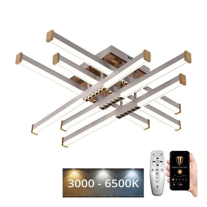 LED loftlampe dæmpbar LED/90W/230V 3000-6500K + fjernbetjening