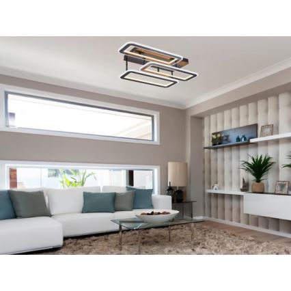 LED loftlampe dæmpbar LED/90W/230V 3000-6500K + fjernbetjening