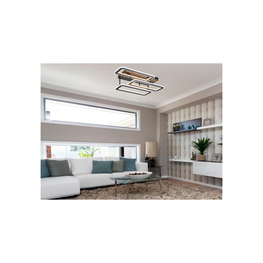 LED loftlampe dæmpbar LED/90W/230V 3000-6500K + fjernbetjening