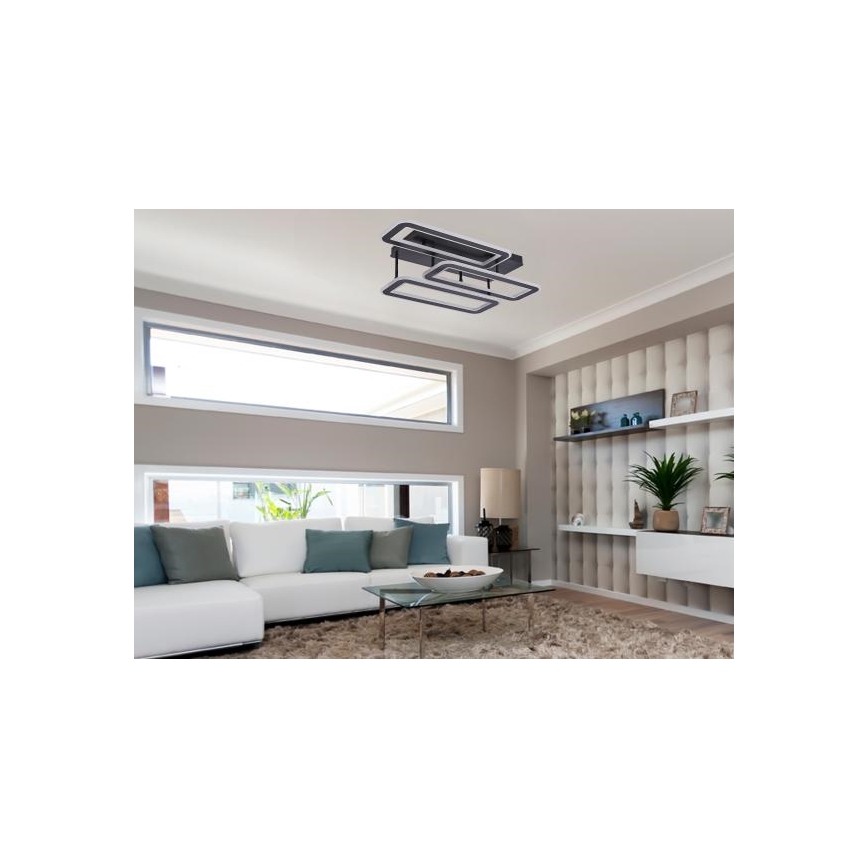 LED loftlampe dæmpbar LED/90W/230V 3000-6500K + fjernbetjening