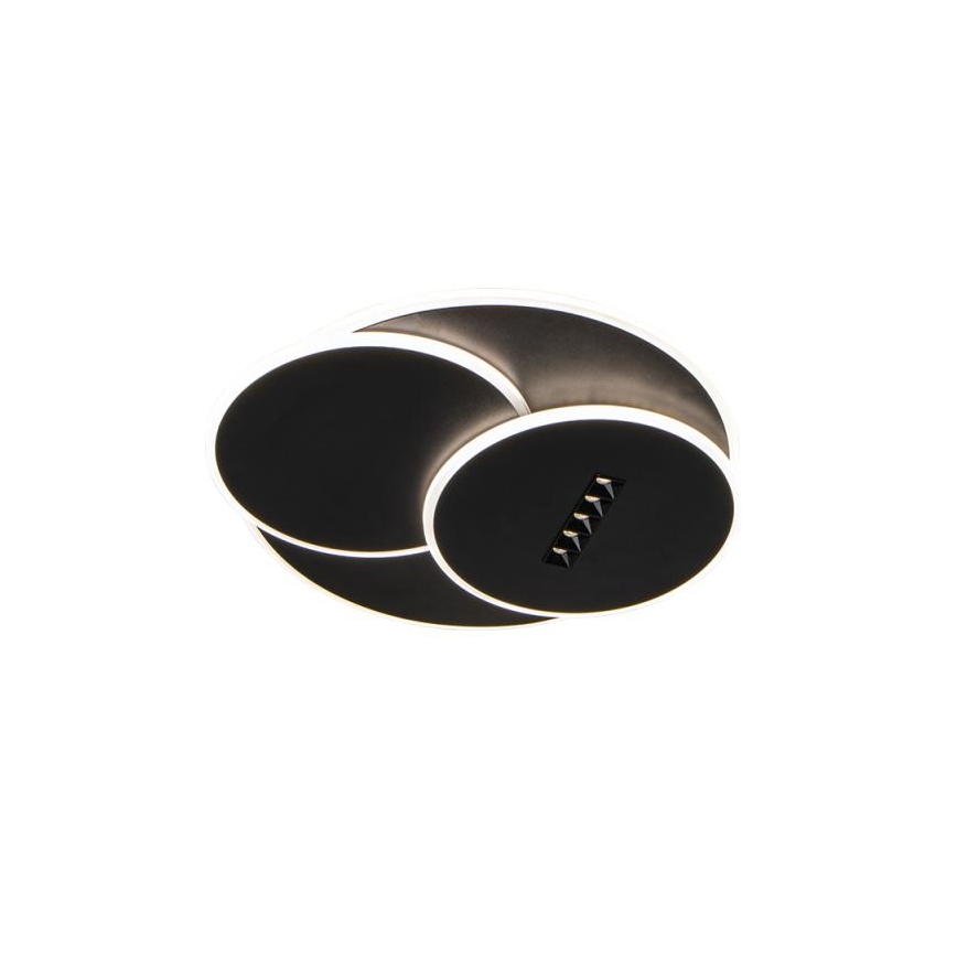LED loftlampe dæmpbar LED/90W/230V 3000-6500K sort + fjernbetjening