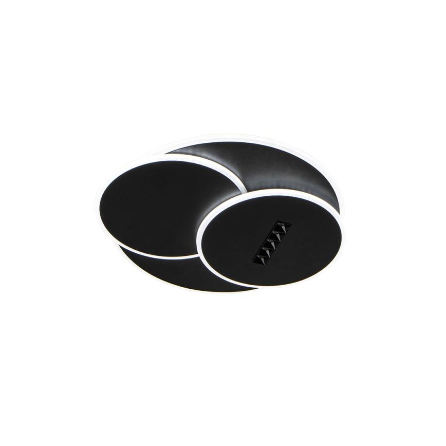 LED loftlampe dæmpbar LED/90W/230V 3000-6500K sort + fjernbetjening