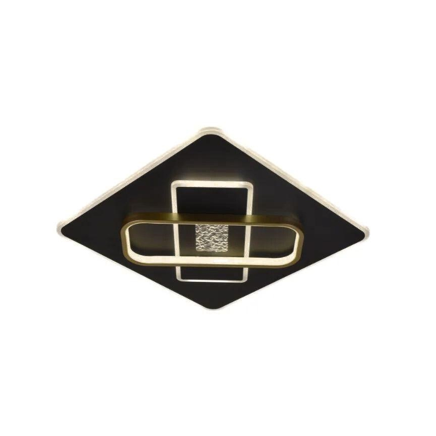 LED loftlampe dæmpbar LED/90W/230V 3000-6500K sort + fjernbetjening