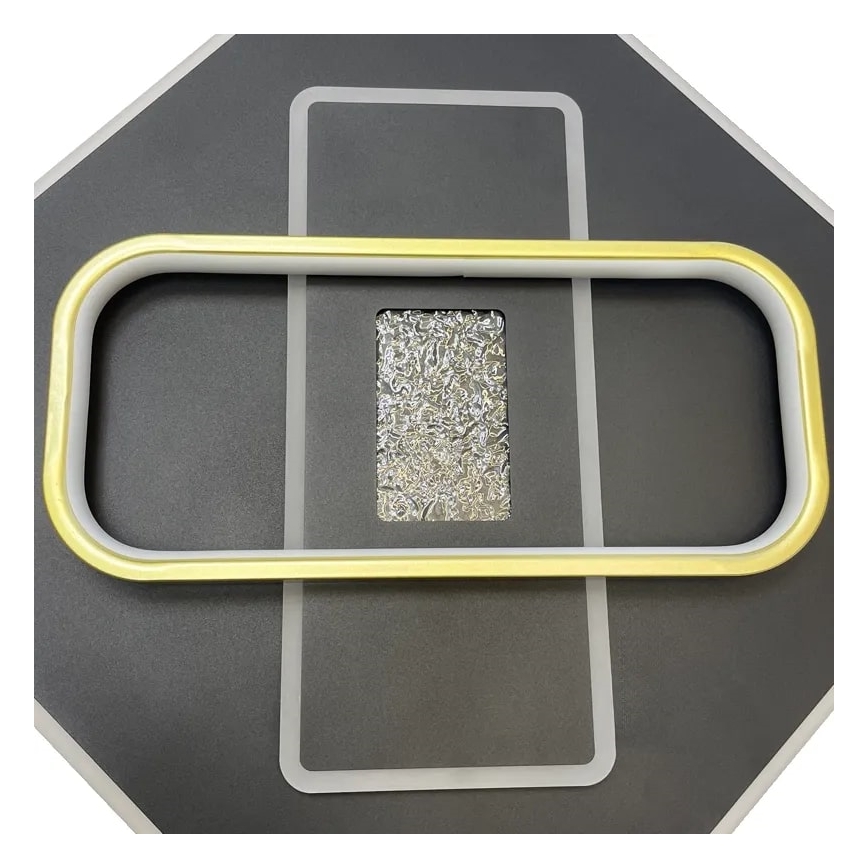 LED loftlampe dæmpbar LED/90W/230V 3000-6500K sort + fjernbetjening