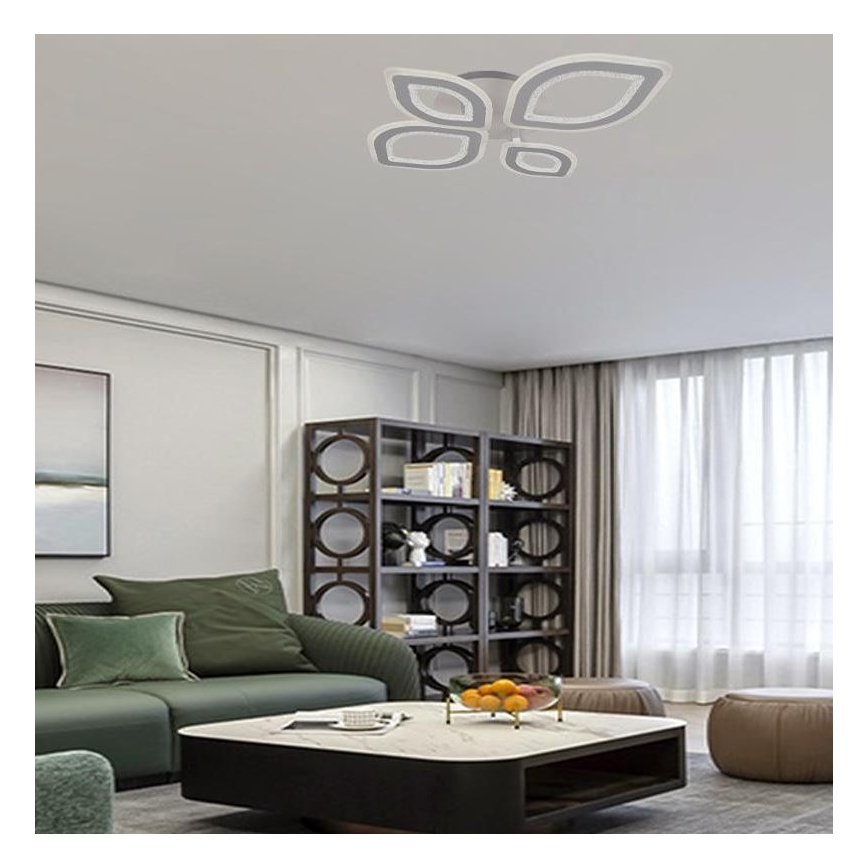 LED loftlampe dæmpbar LED/95W/230V 3000-6500K + fjernbetjening