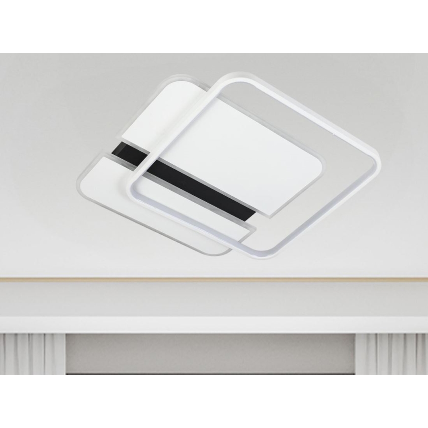 LED loftlampe dæmpbar LED/95W/230V 3000-6500K hvid + fjernbetjening