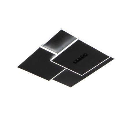 LED loftlampe dæmpbar LED/95W/230V 3000-6500K sort + fjernbetjening