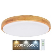 LED loftlampe dæmpbar LENA LED/60W/230V 3000-6500K eg + fjernbetjening