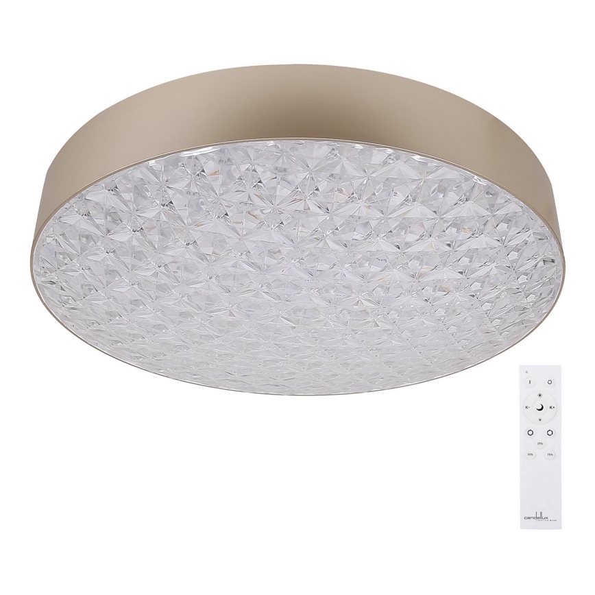 LED loftlampe dæmpbar LUXON LED/60W/230V 2800-6500K beige + fjernbetjening