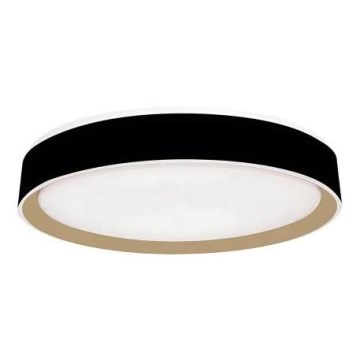 LED loftlampe dæmpbar m. stemmestyring OPAL LED/48W/230V 2700-6500K sort + fjernbetjening