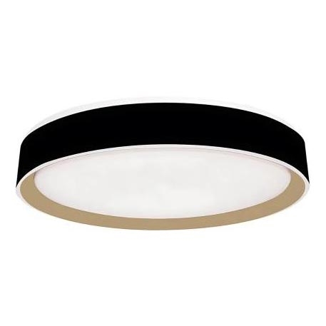 LED loftlampe dæmpbar m. stemmestyring OPAL LED/48W/230V 2700-6500K sort + fjernbetjening