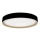 LED loftlampe dæmpbar m. stemmestyring OPAL LED/48W/230V 2700-6500K sort + fjernbetjening