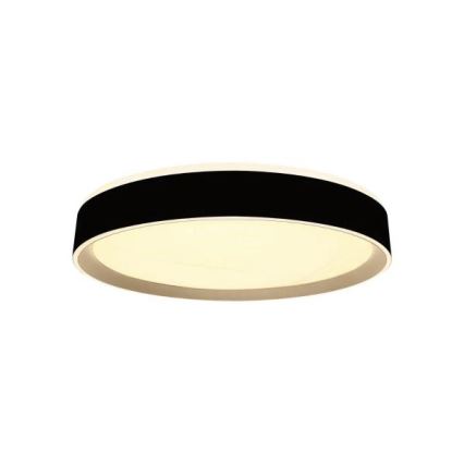 LED loftlampe dæmpbar m. stemmestyring OPAL LED/48W/230V 2700-6500K sort + fjernbetjening