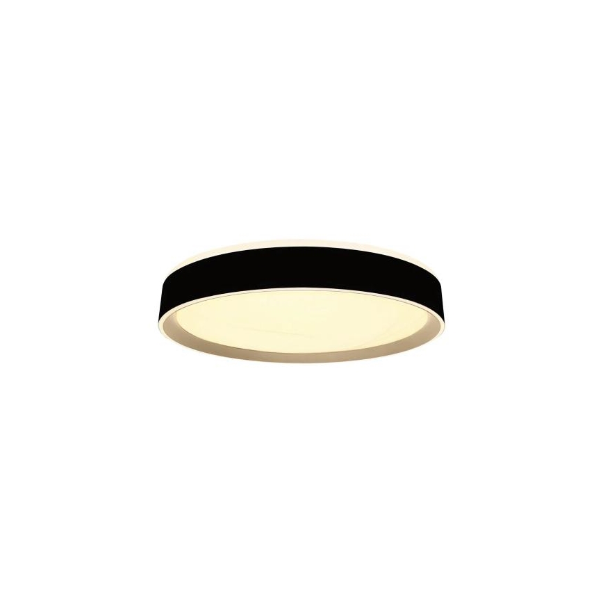 LED loftlampe dæmpbar m. stemmestyring OPAL LED/48W/230V 2700-6500K sort + fjernbetjening