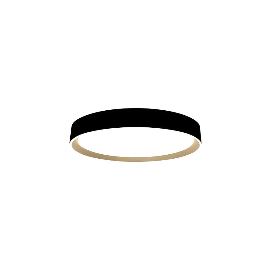 LED loftlampe dæmpbar m. stemmestyring OPAL LED/48W/230V 2700-6500K sort + fjernbetjening