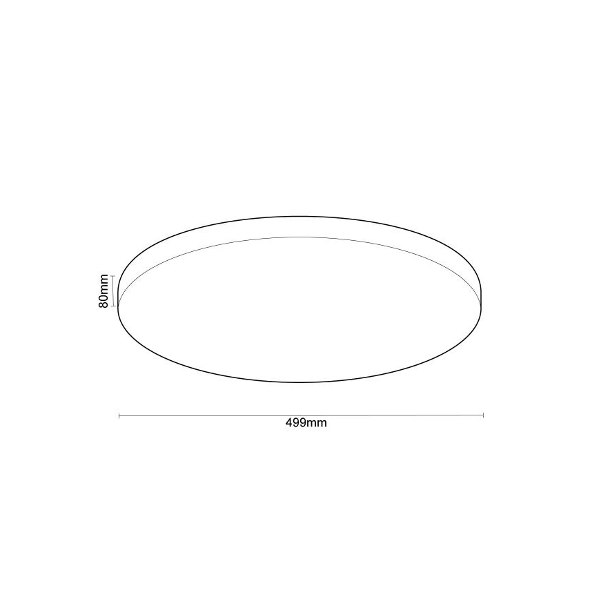 LED loftlampe dæmpbar m. stemmestyring OPAL LED/48W/230V 2700-6500K hvid + fjernbetjening