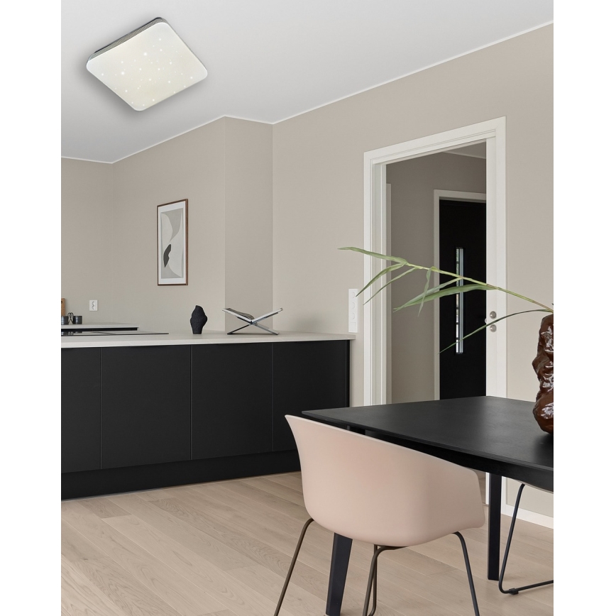 LED loftlampe dæmpbar MANA LED/36W/230V 2700-6500K 43x43 cm + fjernbetjening