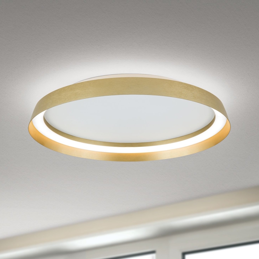 LED loftlampe dæmpbar MANTA LED/38W/230V 2700/3000/4000K diameter 45 cm guldfarvet