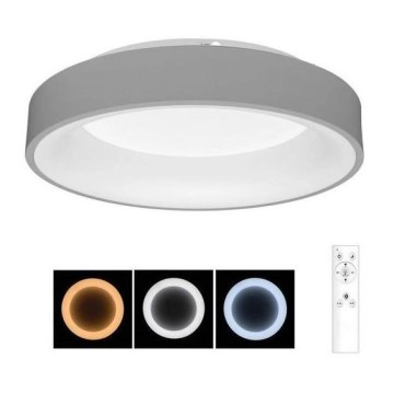 LED loftlampe dæmpbar NEST LED/40W/230V 3000-6500K grå + fjernbetjening