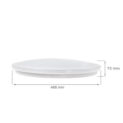 LED loftlampe dæmpbar NYMPHEA LED/36W/230V 2700-6500K Wi-Fi Tuya