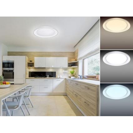 LED loftlampe dæmpbar OPAL LED/24W/230V + fjernbetjening