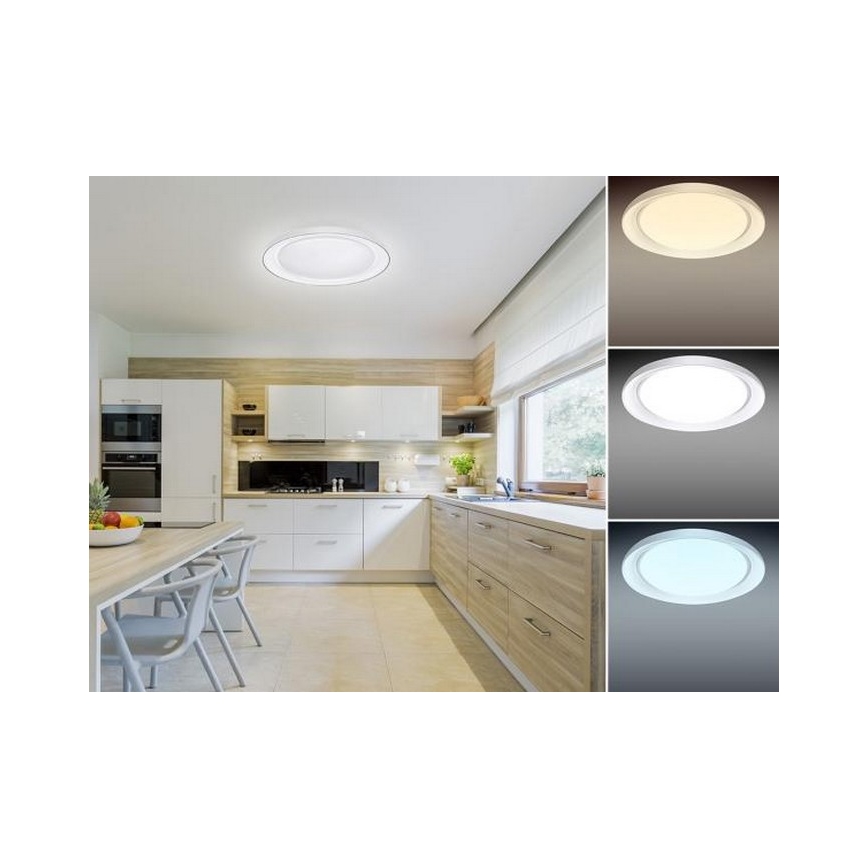 LED loftlampe dæmpbar OPAL LED/24W/230V + fjernbetjening