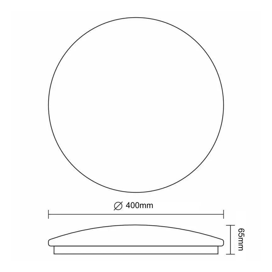 LED loftlampe dæmpbar OPAL LED/36W/230V 3000-6500K diameter 40 cm + fjernbetjening