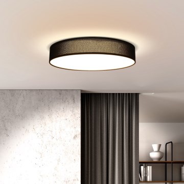 LED loftlampe dæmpbar PENLEY LED/48W/230V 3000-6500K diameter 40 cm sort + fjernbetjening