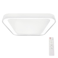 LED loftlampe dæmpbar QUADRO LED/38W/230V 3000-6000K hvid + fjernbetjening