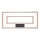 LED loftlampe dæmpbar RAMME 2xLED/28,5W/230V eg