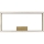 LED loftlampe dæmpbar RAMME LED/34W/230V mat eg + fjernbetjening