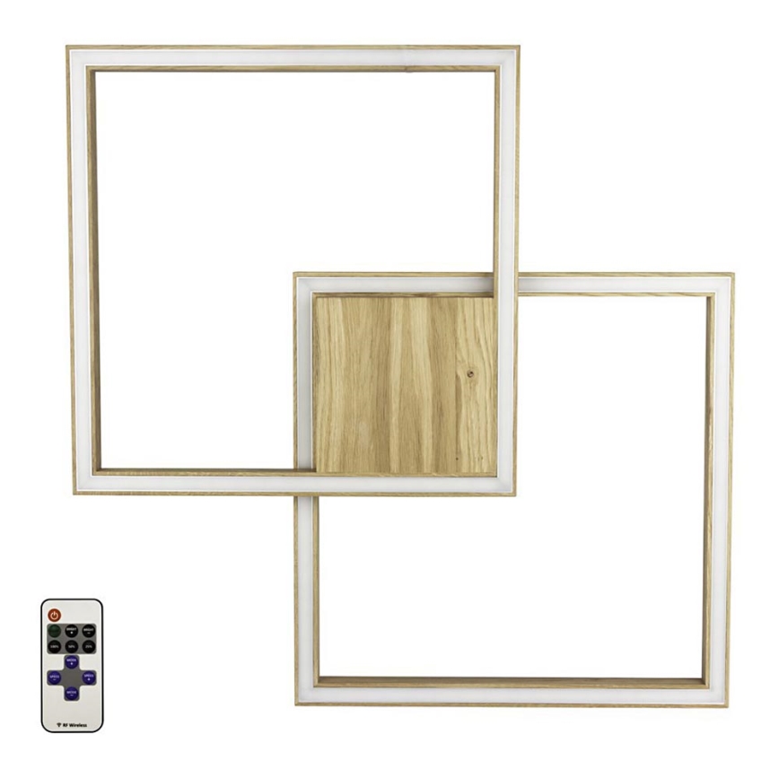LED loftlampe dæmpbar RAMME LED/48W/230V mat eg + fjernbetjening