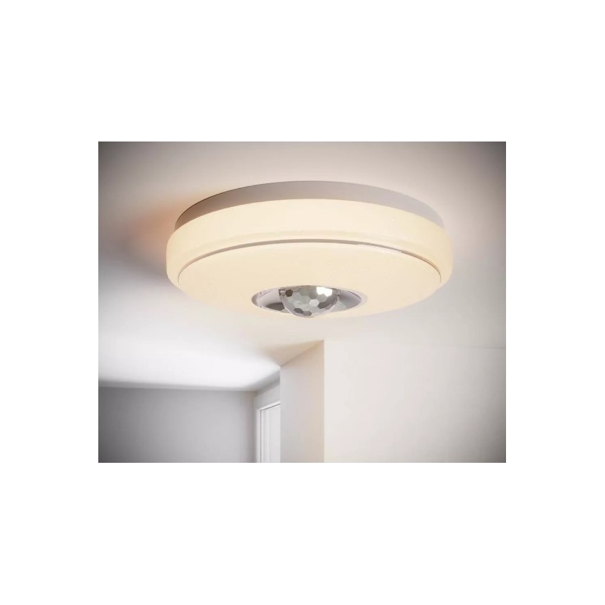 LED loftlampe dæmpbar RGB-farver MAGIC DISCO LED/18W/230V + fjernbetjening