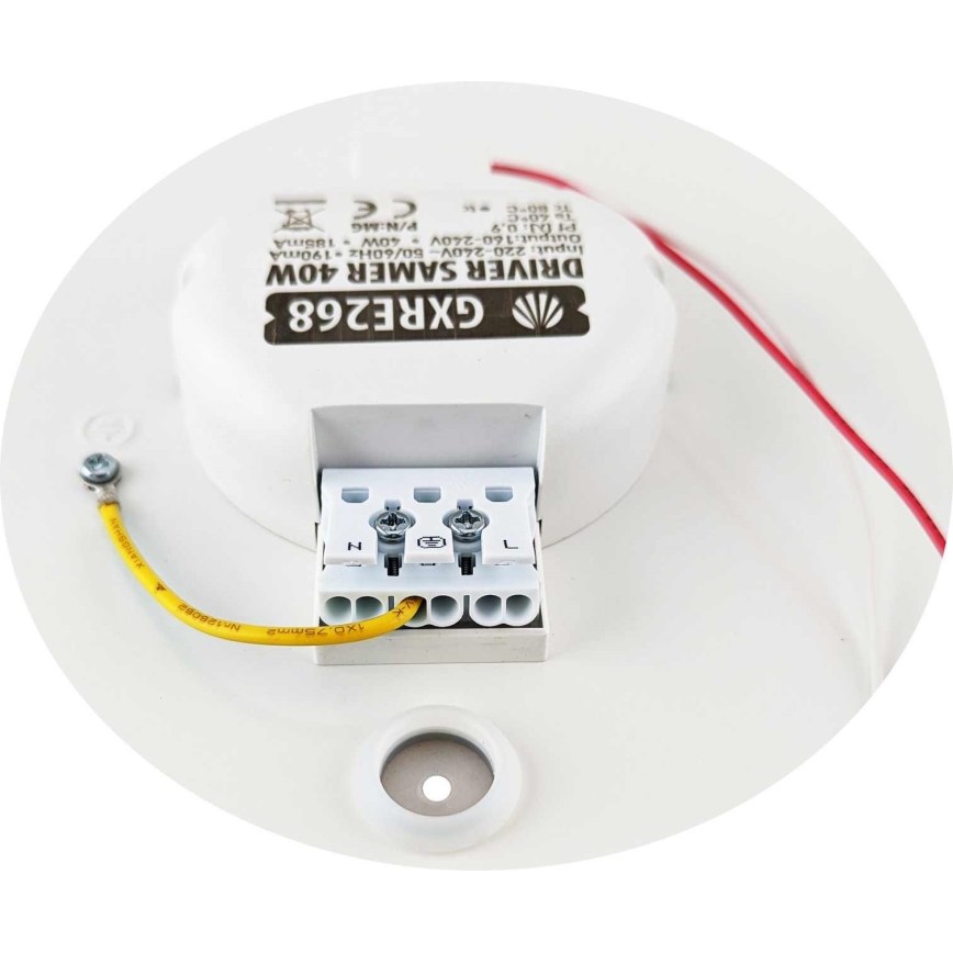 LED loftlampe dæmpbar SAMER LED/40W/230V 2900-6000K + fjernbetjening