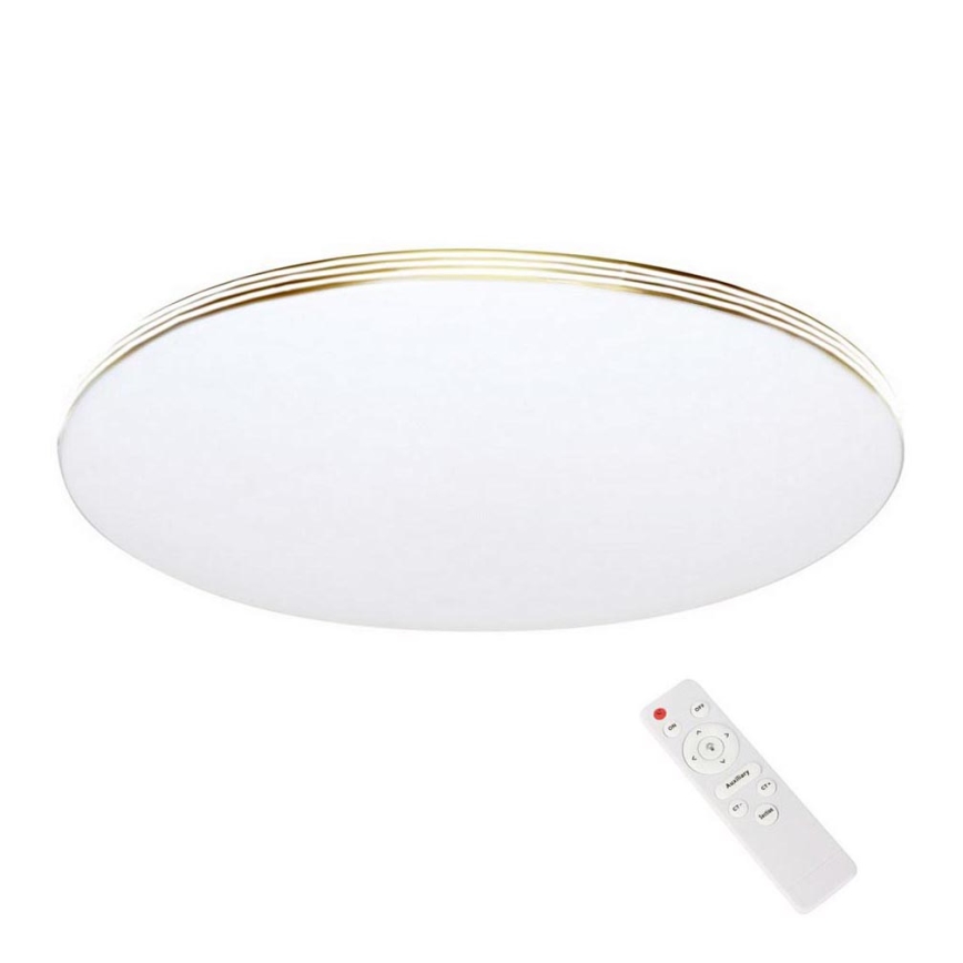 LED loftlampe dæmpbar SIENA GOLD LED/30W/230V + fjernbetjening