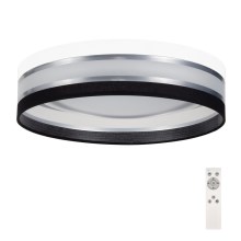 LED loftlampe dæmpbar SMART CORAL LED/24W/230V sort/hvid + fjernbetjening