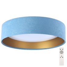 LED loftlampe dæmpbar SMART GALAXY LED/24W/230V blå/guldfarvet 3000-6500K + fjernbetjening