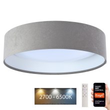 LED loftlampe dæmpbar SMART GALAXY LED/36W/230V diam. 55 cm 2700-6500K Wi-Fi Tuya grå/hvid+ fjernbetjening
