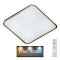 LED loftlampe dæmpbar UNA LED/60W/230V 2700-6500K 50x50 cm + fjernbetjening