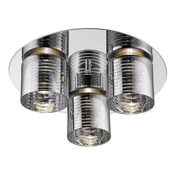 LED Loftlampe EVOLUTION 3xLED/5W/230V blank krom