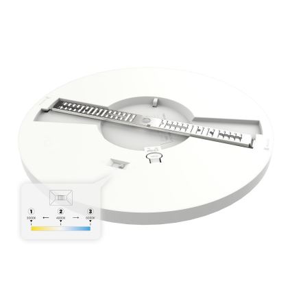 LED loftlampe EVORA LED/24W/230V 3000/4000/6000K Ø 30 cm hvid