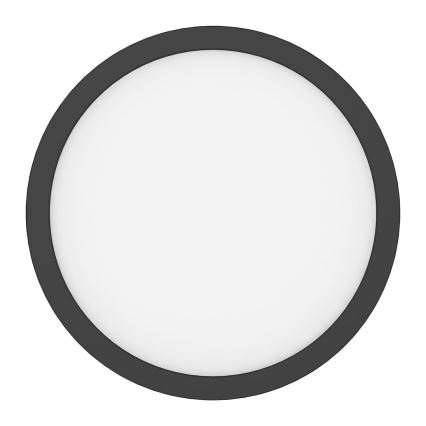 LED loftlampe EVORA LED/24W/230V 3000/4000/6000K Ø 30 cm sort