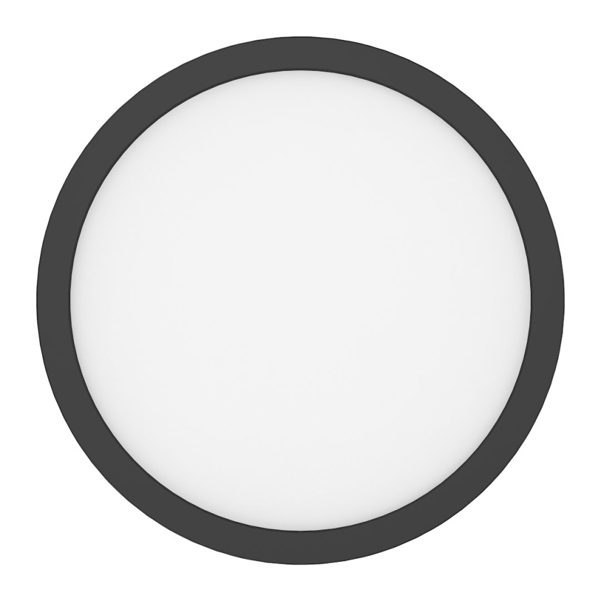 LED loftlampe EVORA LED/24W/230V 3000/4000/6000K Ø 30 cm sort