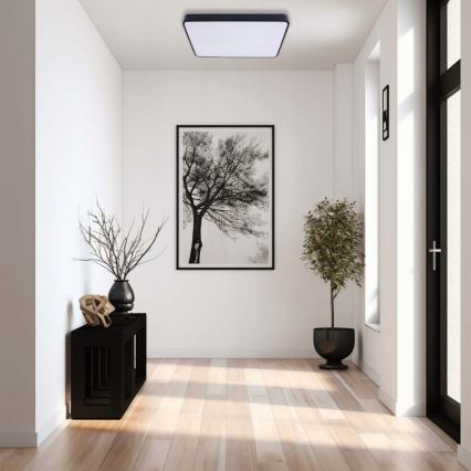 LED loftlampe FELIZ LED/40W/230V 4000K 40x40 cm sort