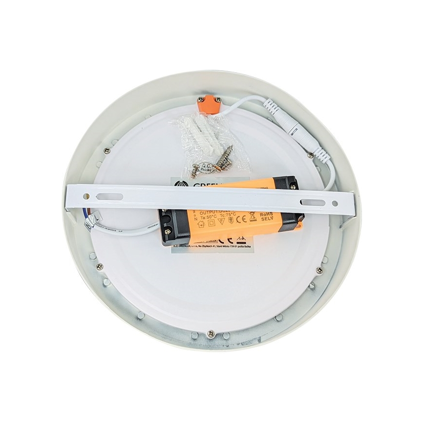 LED loftlampe FENIX LED/12W/230V 3800K diameter 17 cm sne hvid