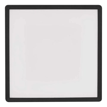 LED loftlampe FLORI LED/18W/230V 4000K sort 29x29 cm
